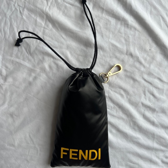 Brand New FENDI soft case sunglasses Eyeglasses cushioned pouch drawstring - Picture 7 of 8
